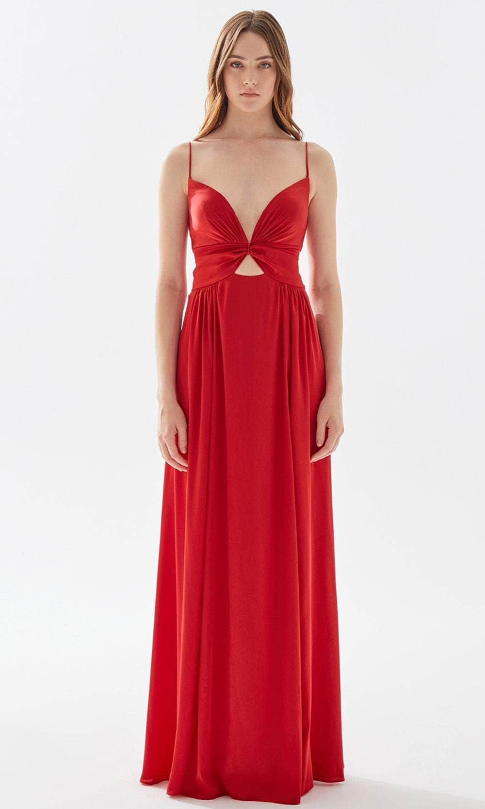 tarik ediz red dress Tarik Ediz 98402 Dress