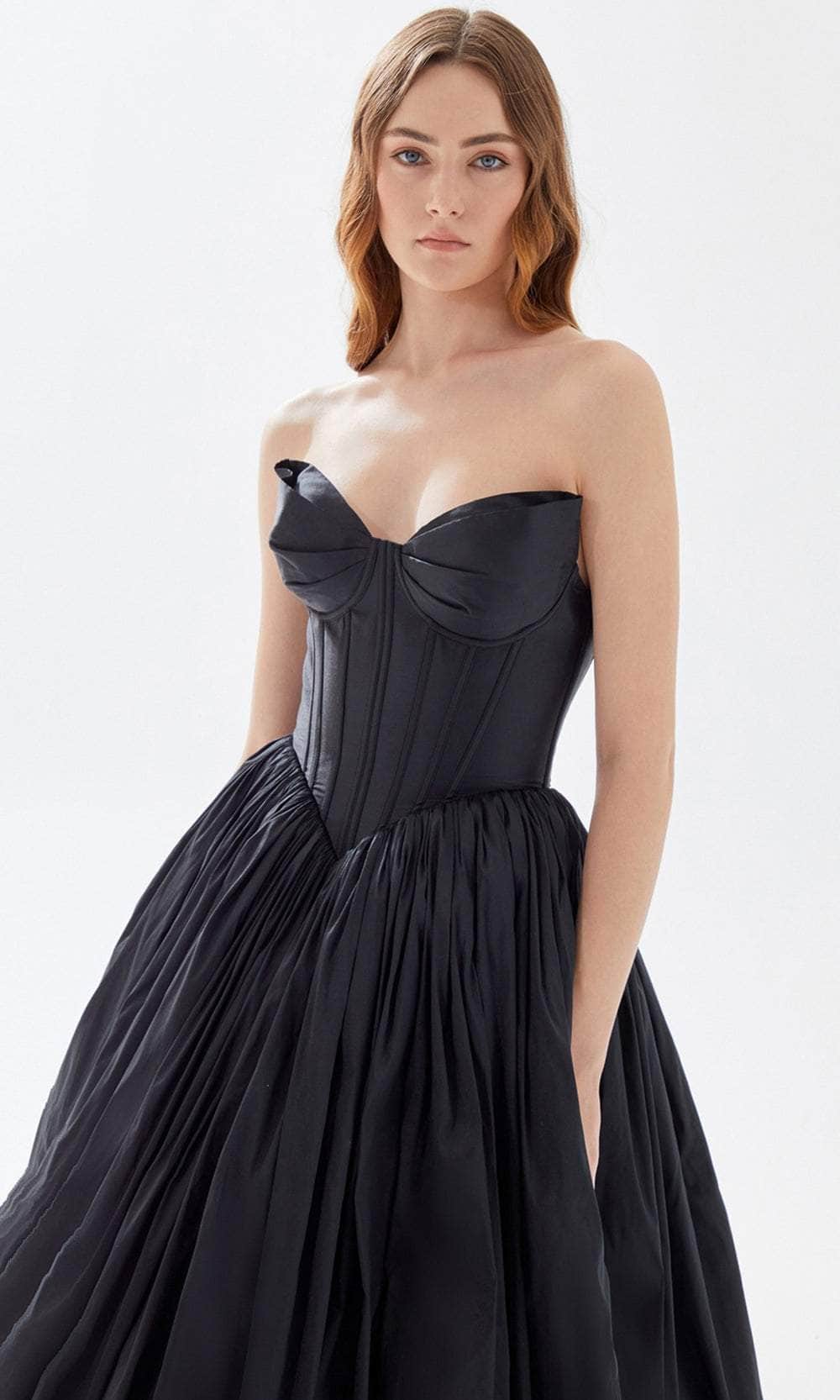 Tarik Ediz 52069 - Bustier A-Line Prom Dress Prom Dresses