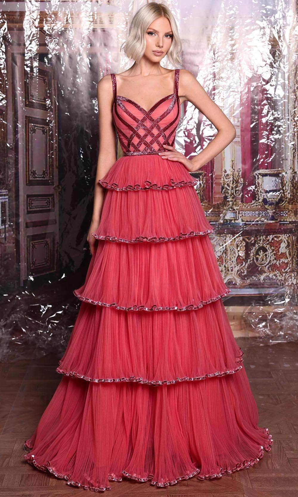 tarik ediz dresses Dress 98708 Make a lasting impression at your next evening event! Tark Ediz Tark Ediz