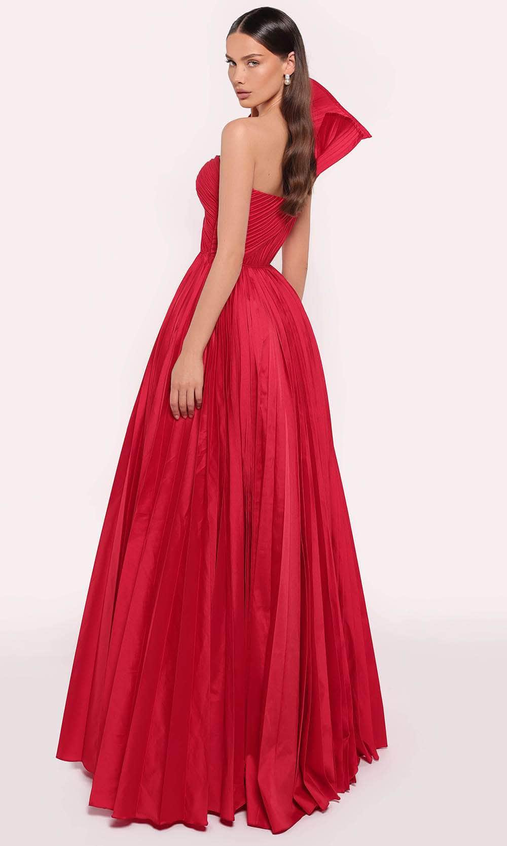 Tarik Ediz 98704 - Structured One Shoulder Gown Prom Dresses