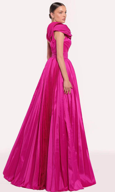 Tarik Ediz 98714 - Twist Taffeta Evening Gown Prom Dresses