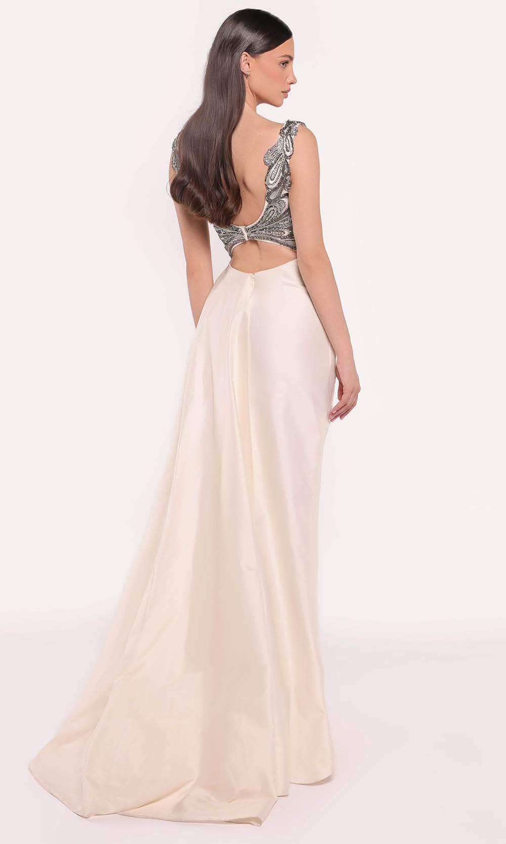 Tarik Ediz 98738 - Beaded Strap Evening Gown Evening Dresses