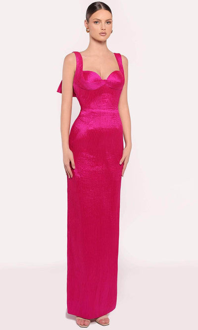 Tarik Ediz 98765 - Sweetheart Taffeta Gown Prom Dresses 0 /  Fuchsia
