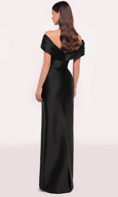 Tarik Ediz 98771 - Off Shoulder Sheath Evening Gown Evening Gown