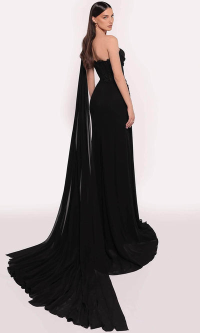 Tarik Ediz 98772 - Lace Corset Evening Gown Evening Gown