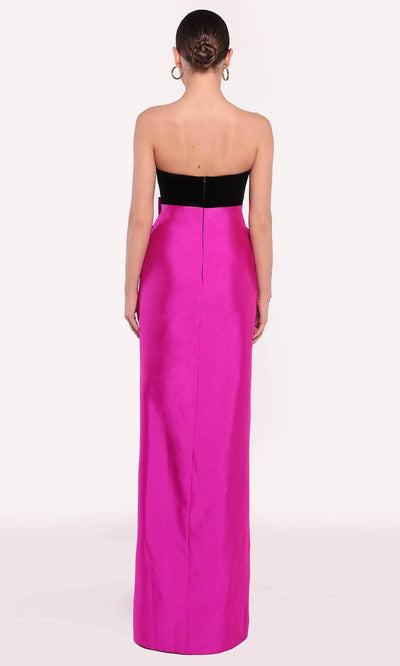 Tarik Ediz 98792 - Strapless Two-Tone Evening Gown Evening Gown
