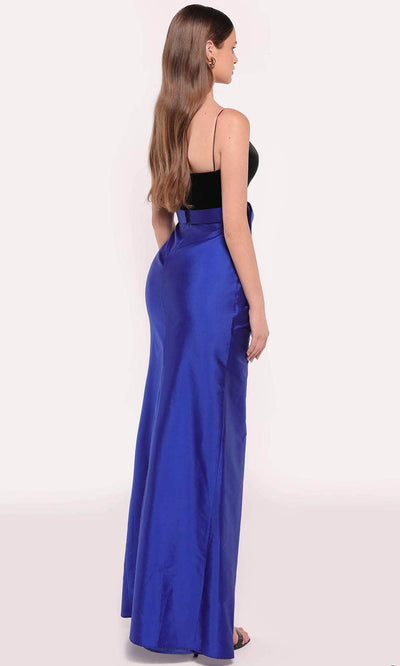 Tarik Ediz 98792 - Strapless Two-Tone Evening Gown Evening Gown