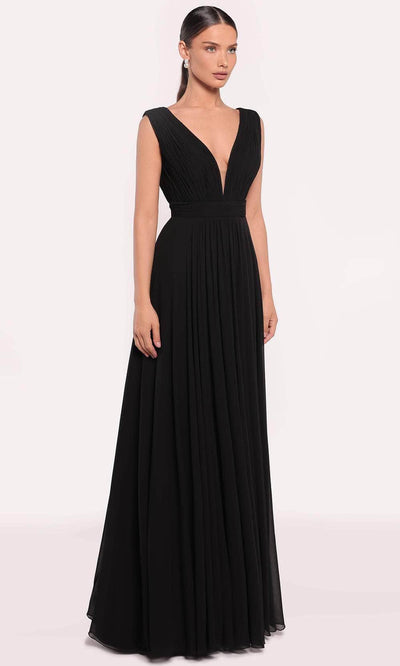 Tarik Ediz 98811 - Cape Overlay A-Line Gown Evening Dress