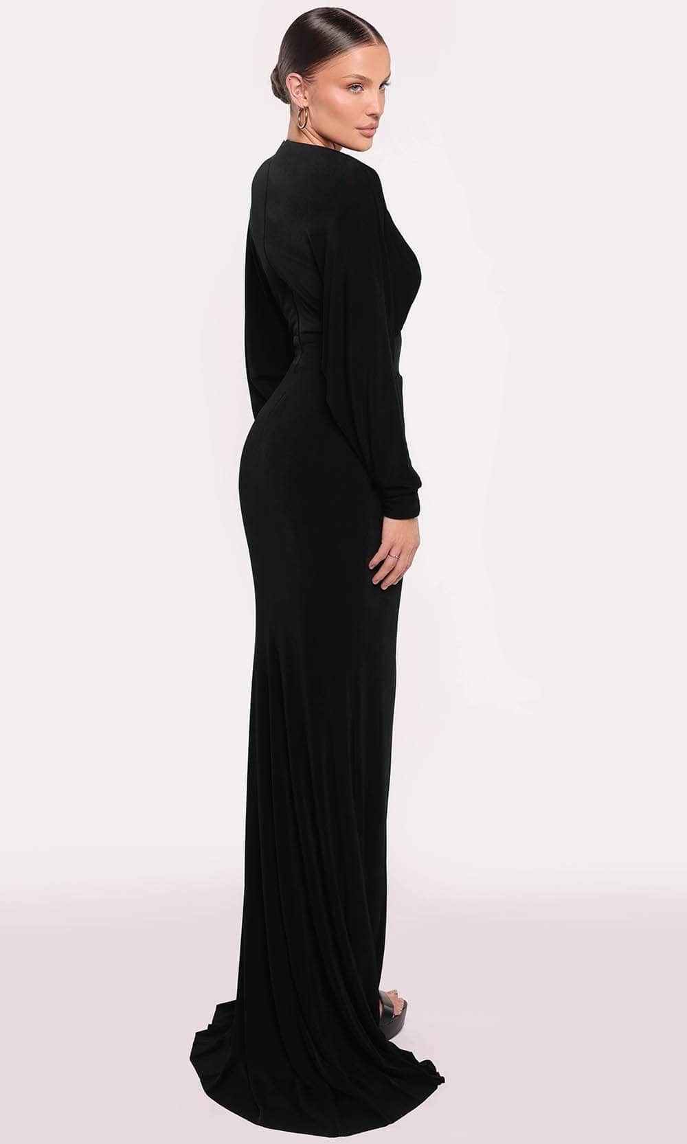 Tarik Ediz 98860 - Draped Sheath Evening Gown Evening Gown