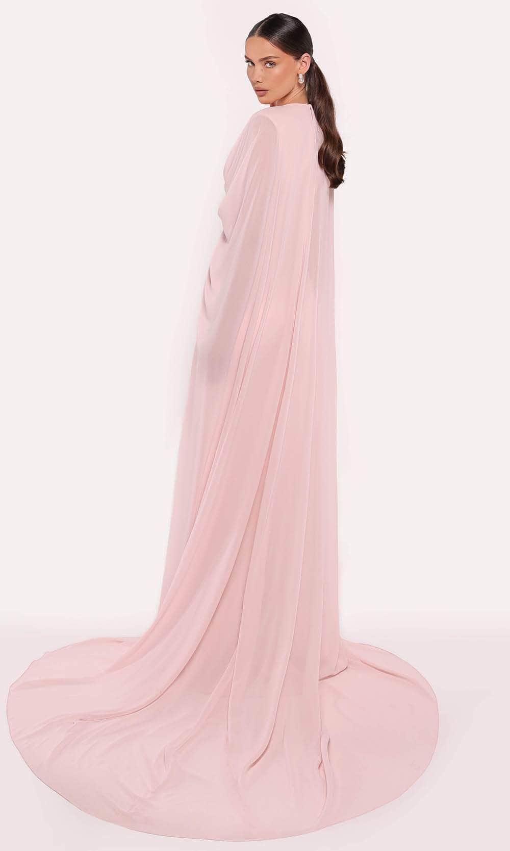 Tarik Ediz 98885 - Draped V-Neck Evening Gown Mother of the Bride Dresses