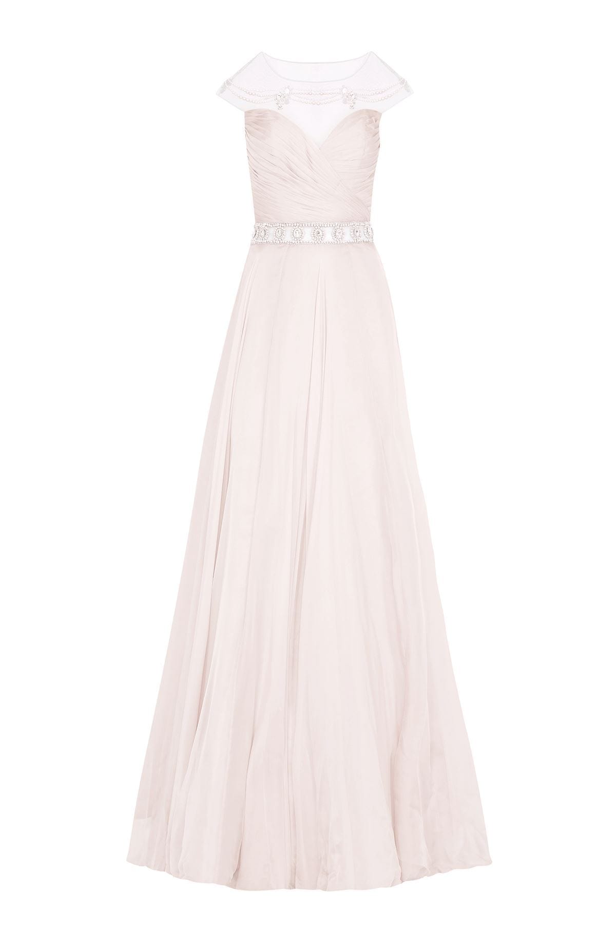 Tarik Ediz - Bejeweled A-line Gown 50091 Special Occasion Dress