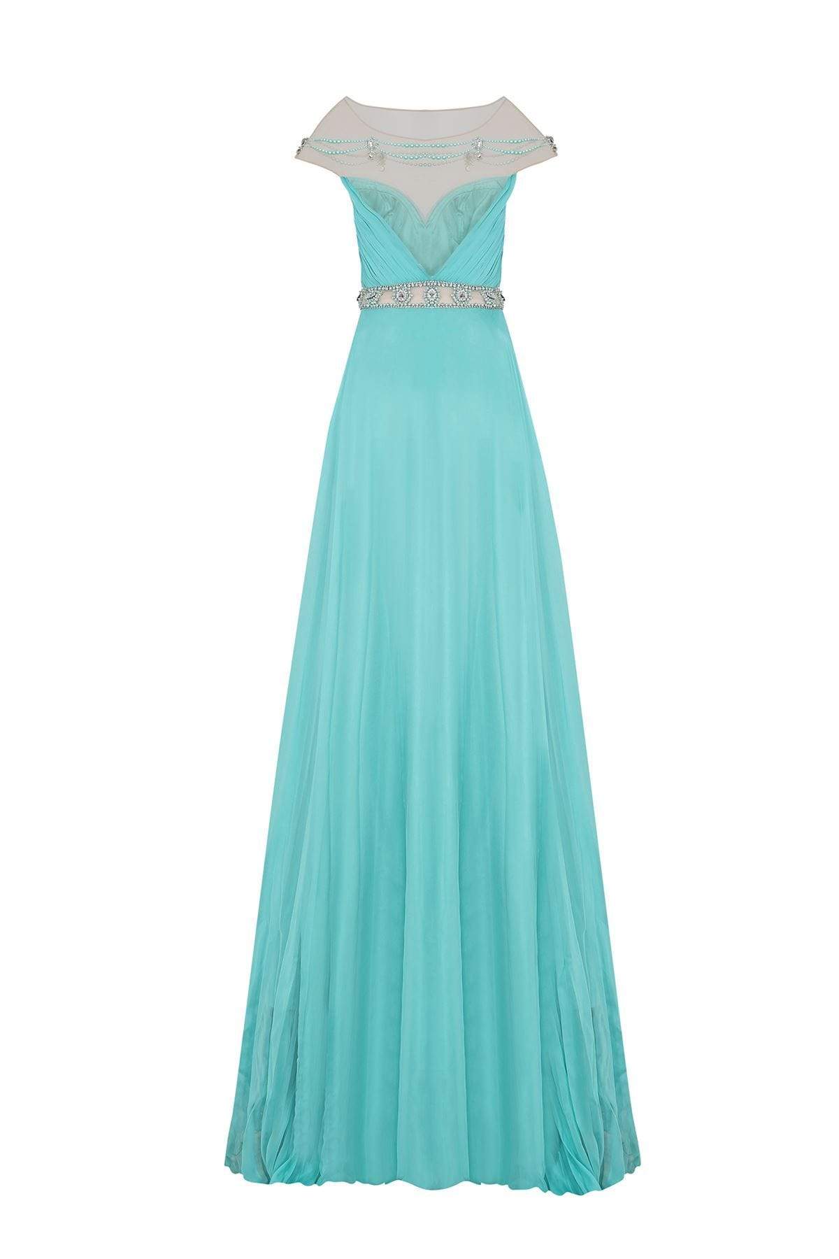 Tarik Ediz - Bejeweled A-line Gown 50091 Special Occasion Dress