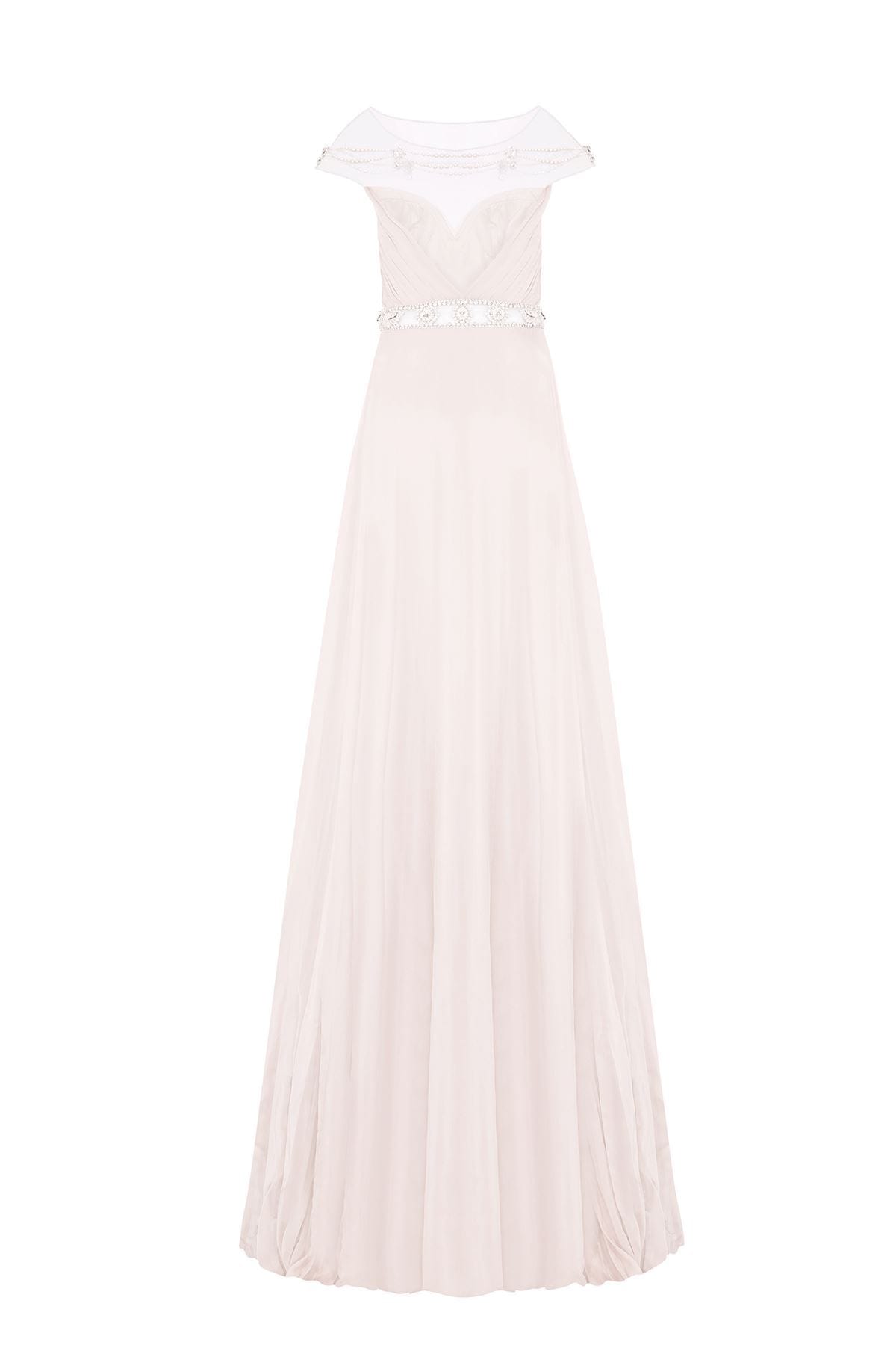 Tarik Ediz - Bejeweled A-line Gown 50091 Special Occasion Dress