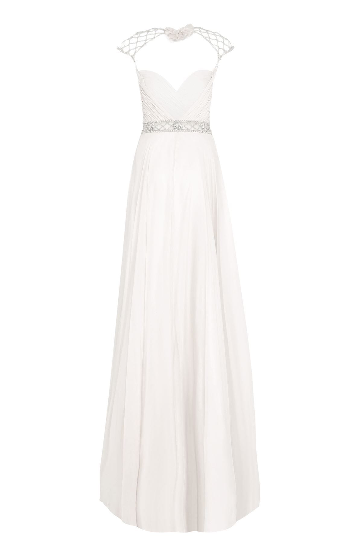 Tarik Ediz - Bejeweled Illusion Bateau Neck Dress 50094 Special Occasion Dress