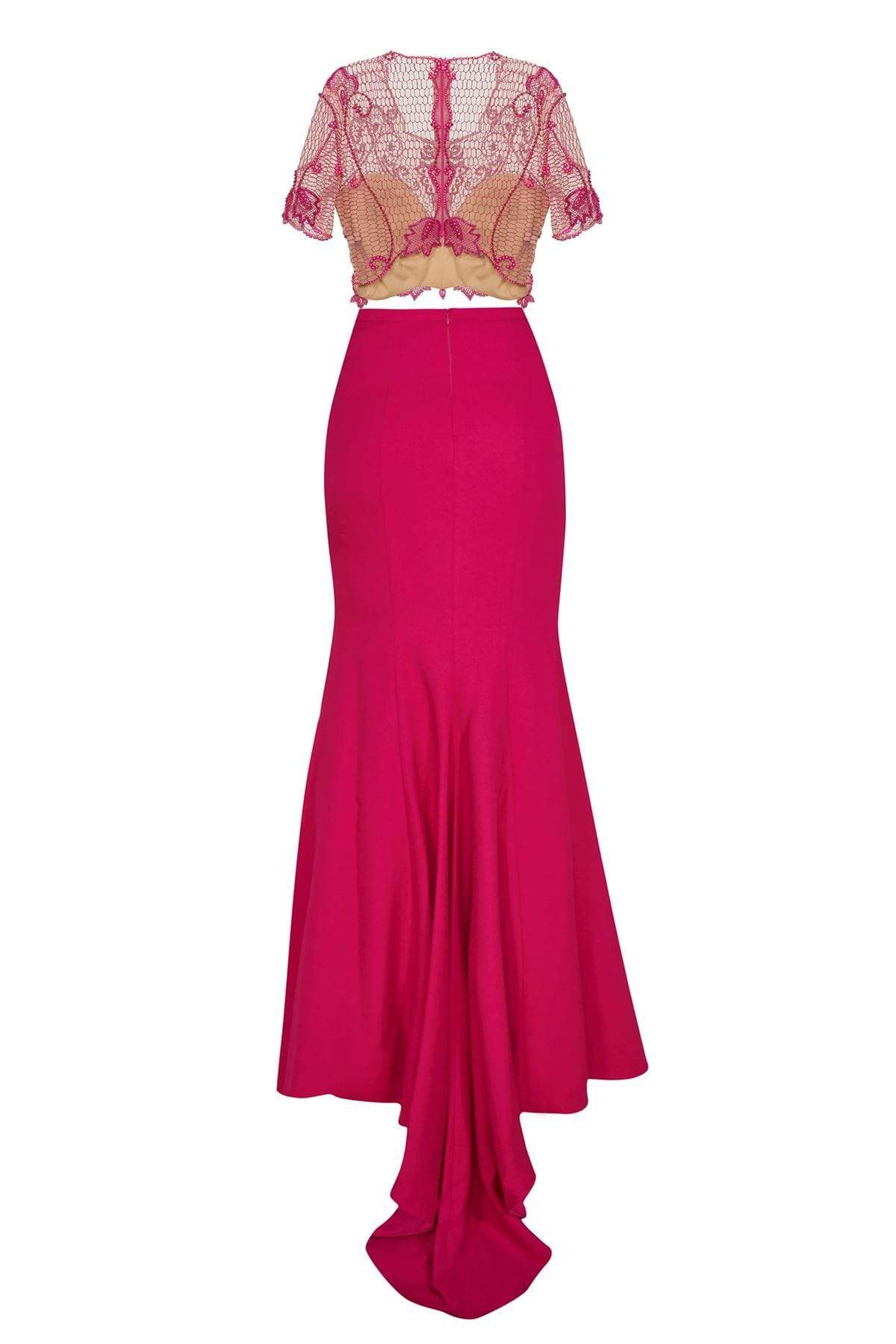 Tarik Ediz - Two Piece Beaded Mermaid Dress 50108 Special Occasion Dress