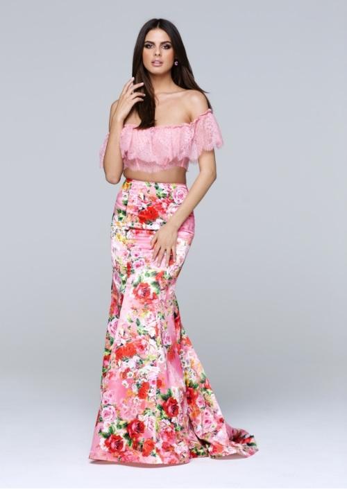 Tarik Ediz - Two-Piece Long Dress 50090 Special Occasion Dress 0 / Orginal