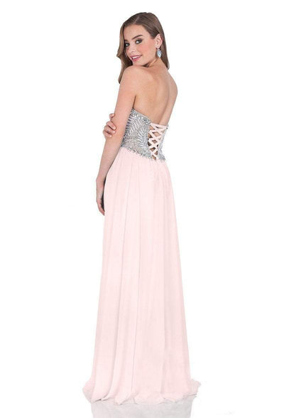 Terani Couture - 1611P0207A Fully Jeweled Bodice Evening Dress Special Occasion Dress