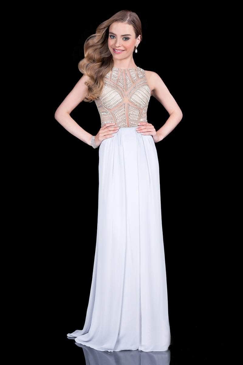 Terani Couture 1615P1294A - Embellished Long Gown Evening Dresses