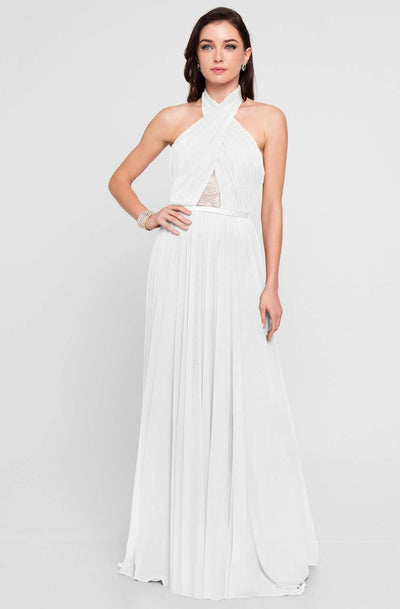 Terani Couture - 1813B5193 Crisscross High Halter Illusion Cutout Gown Special Occasion Dress