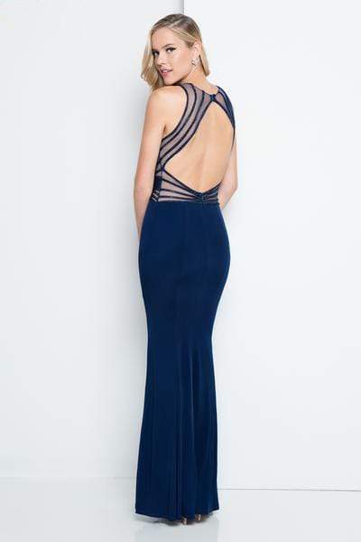Terani Couture - 1815P5909 Embellished Scoop Neckline Sheath Dress Special Occasion Dress