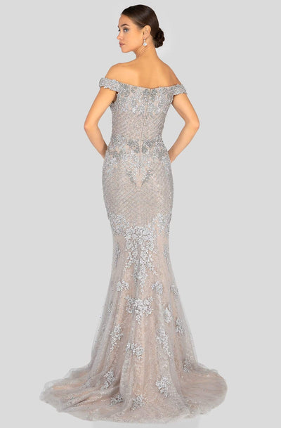 Terani Couture - 1913GL9586 Embellished Off-Shoulder Trumpet Dress Special Occasion Dress