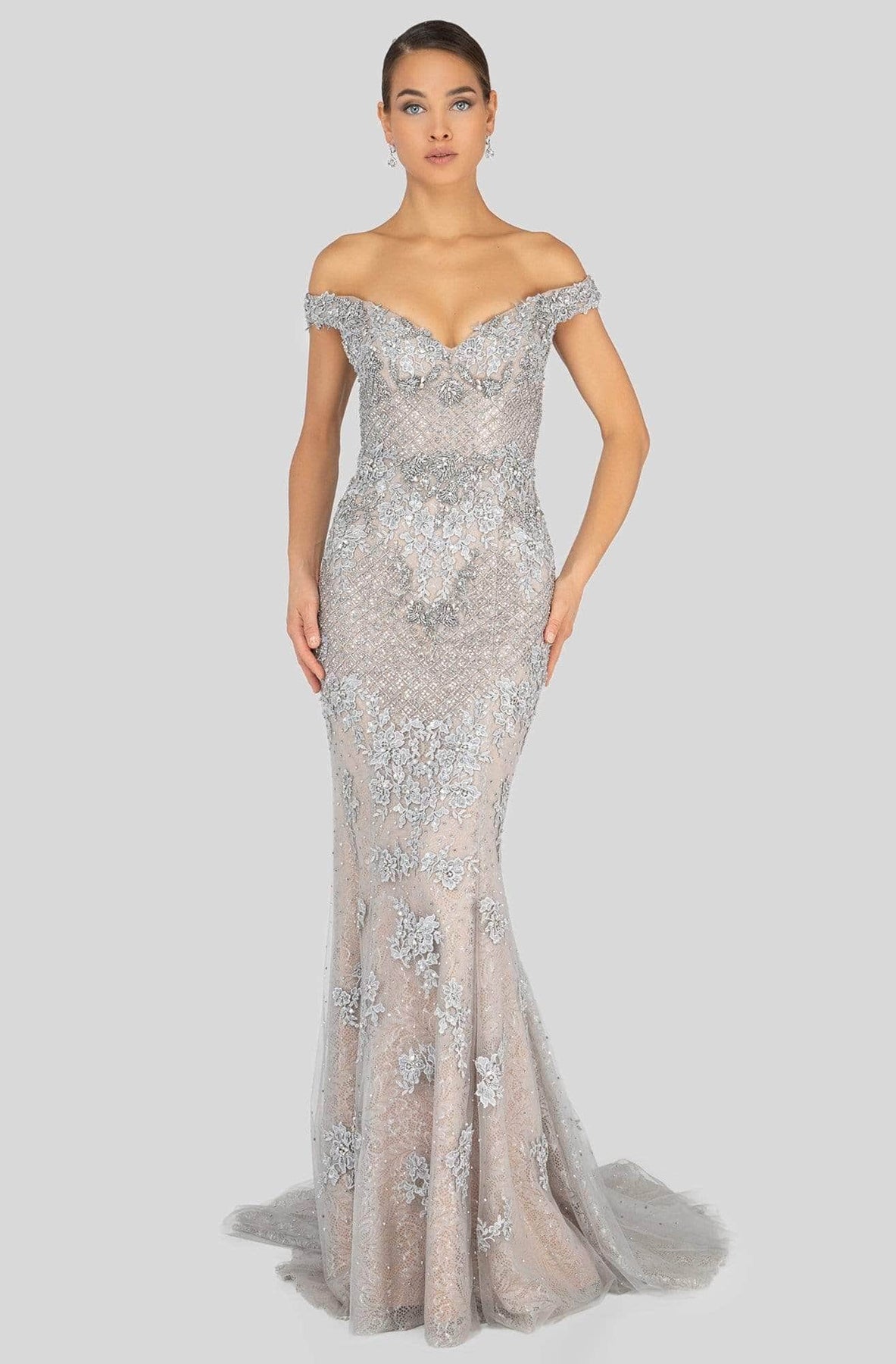 Terani Couture 1913GL9586 - Embellished Trumpet Dress Evening Dresses