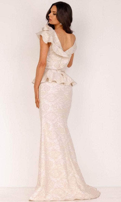 Terani Couture 2011M2167 - Ruffle Peplum Mermaid Evening Dress Evening Dress