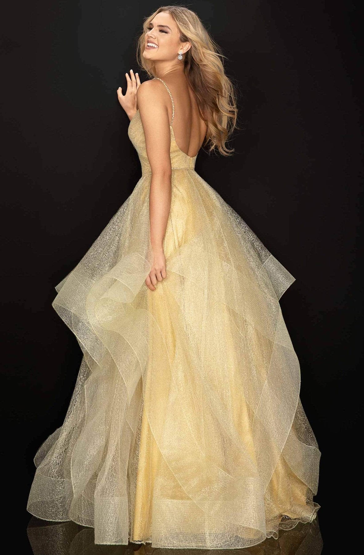 Terani Couture 2011P1213 - Tiered A-Line Gown Prom Dresses