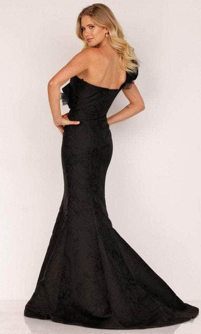 Terani Couture 2021E2795 - Ruffled One Shoulder Evening Gown Evening Dress