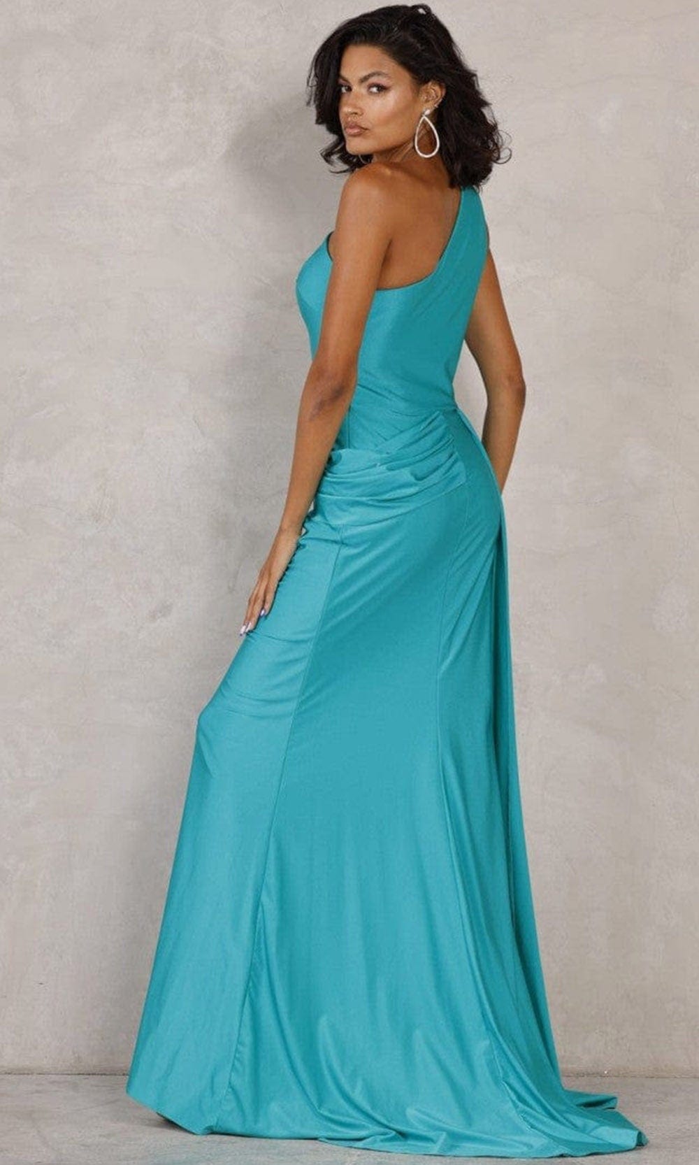 Terani Couture - 2111P4031 Draped Cutout Gown Special Occasion Dress