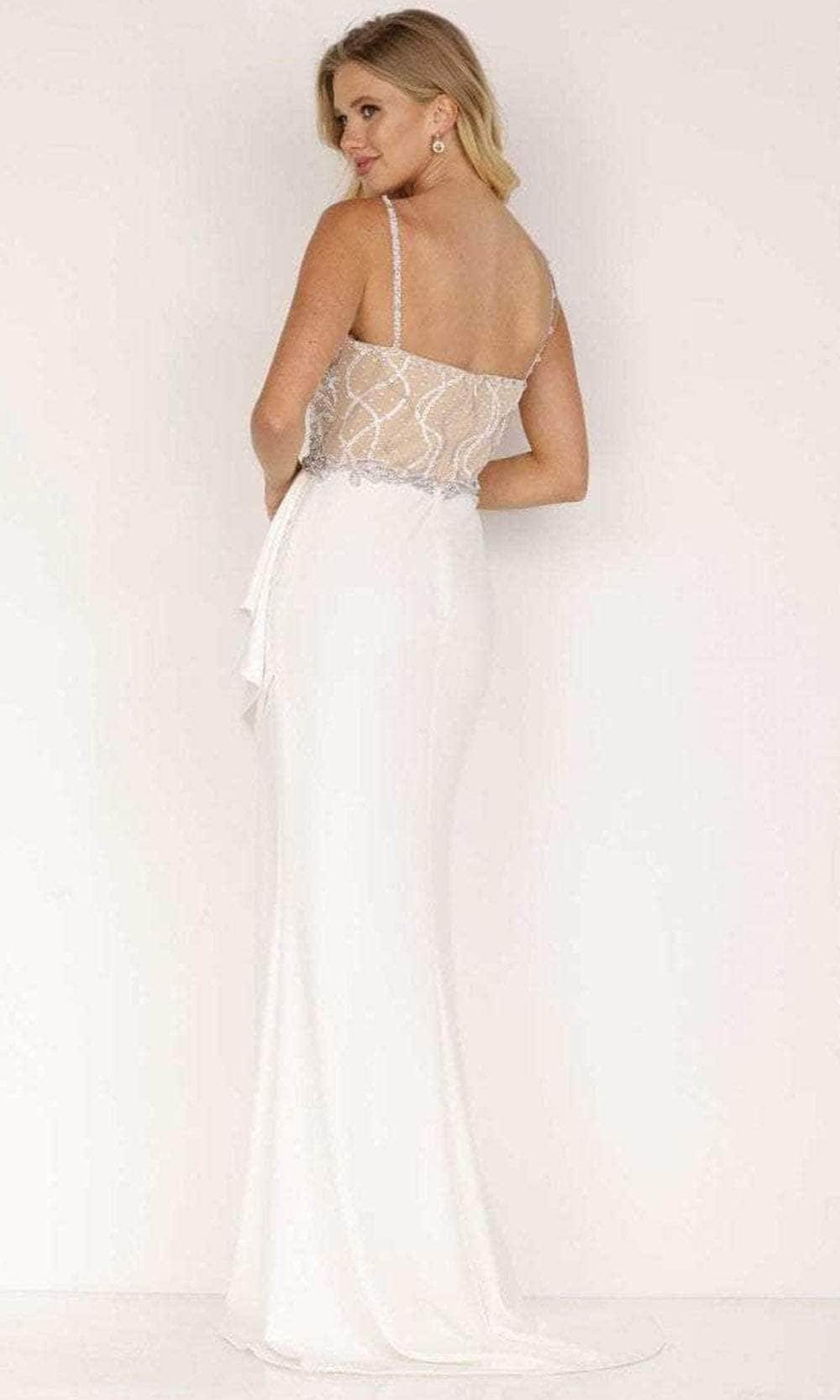 Terani Couture 2221E0352 - Ruffle Draped Mermaid Evening Dress Evening Dress