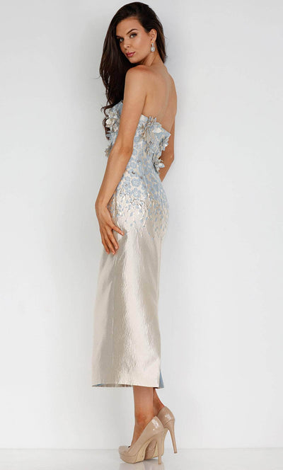Terani Couture 231C0212 - Tea Length Applique Evening Dress Special Occasion Dress