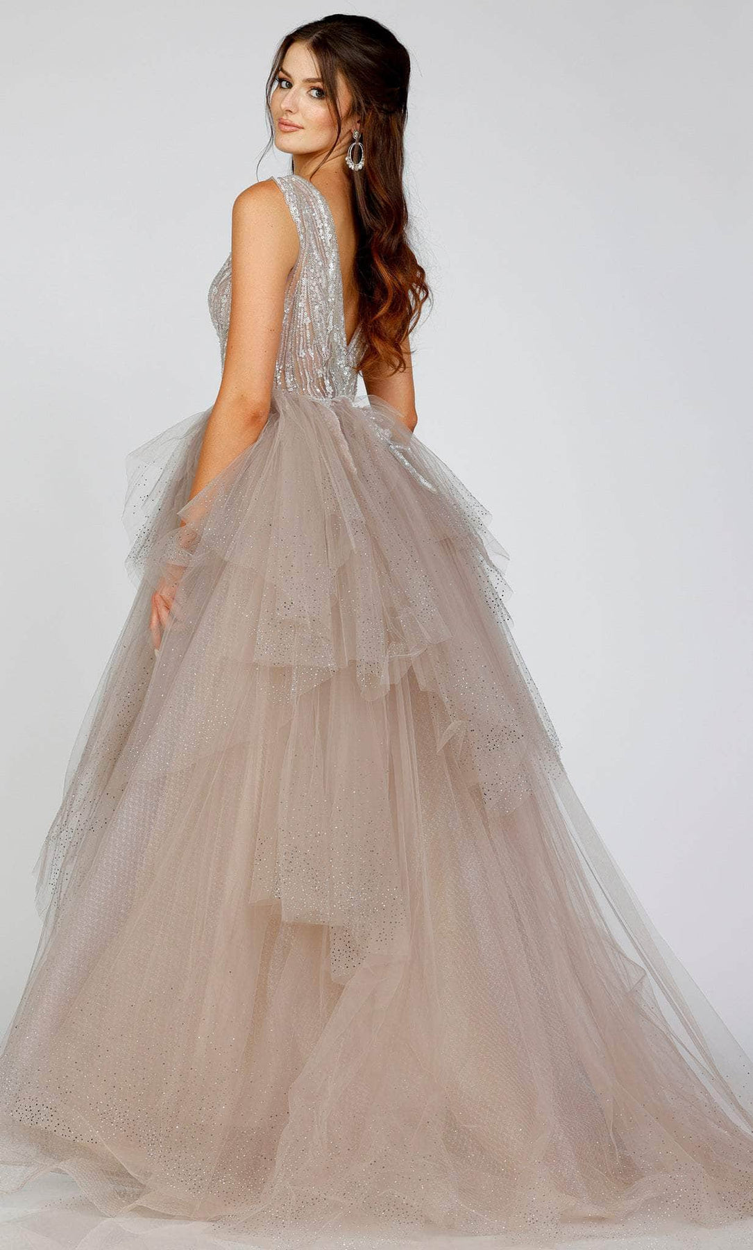 Terani Couture 231E0610 - Sleeveless A-Line Prom Gown Prom Dresses