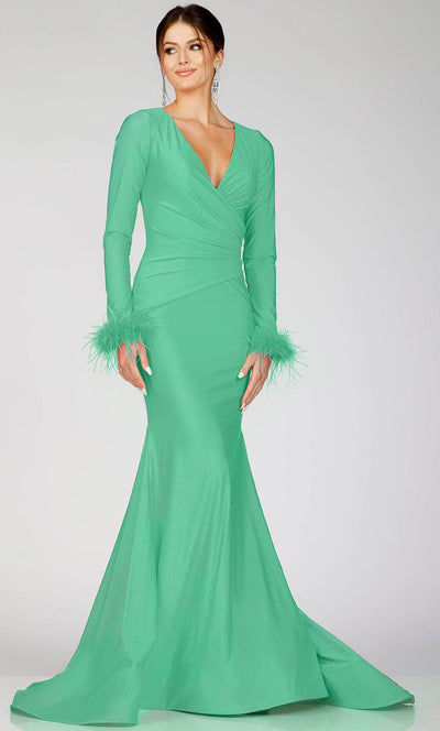 Terani Couture 231P0074 - Long Sleeve Gown