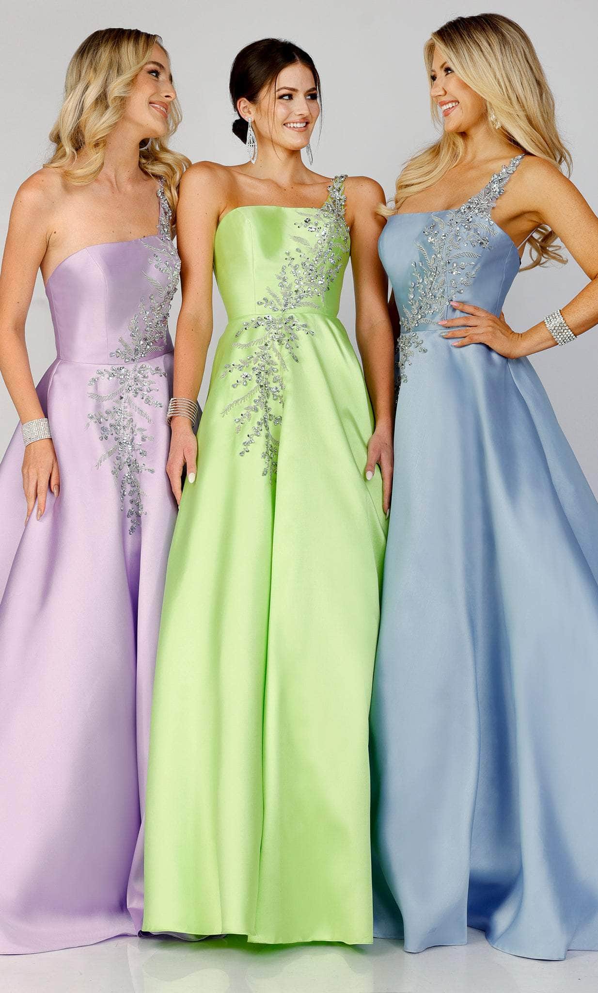 Terani Couture 231P0175 - Embellished One Sleeve Prom Gown Special Occasion Dress