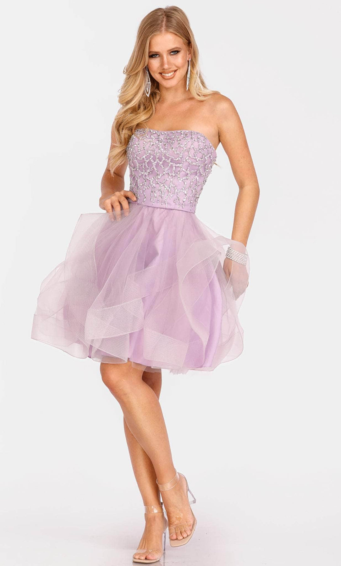 Terani Couture 231P0590 - Tulle Cocktail Dress Cocktail Dresses