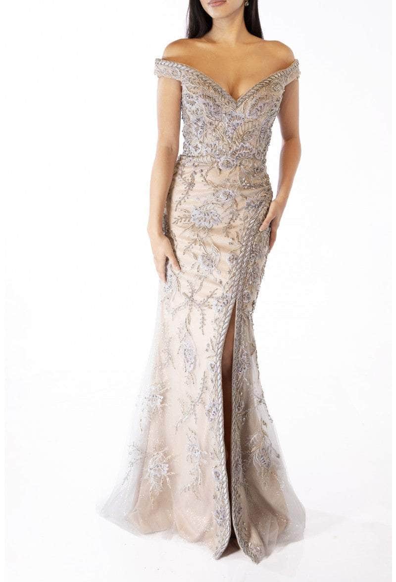 Terani Couture 232E1206 - Embroidered Off-Shoulder Dress Special Occasion Dress