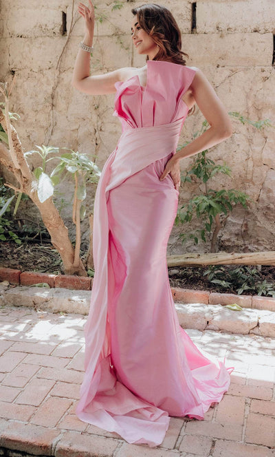 Terani Couture 232E1276 - Bow Bodice Strapless Evening Gown Special Occasion Dress