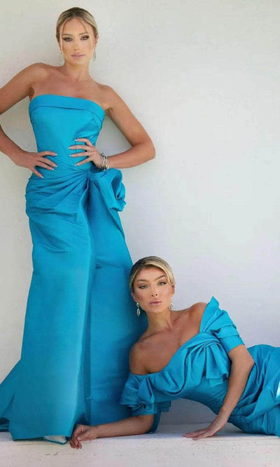 Terani Couture 241E2413 - Draped Mermaid Evening Dress Evening Dresses