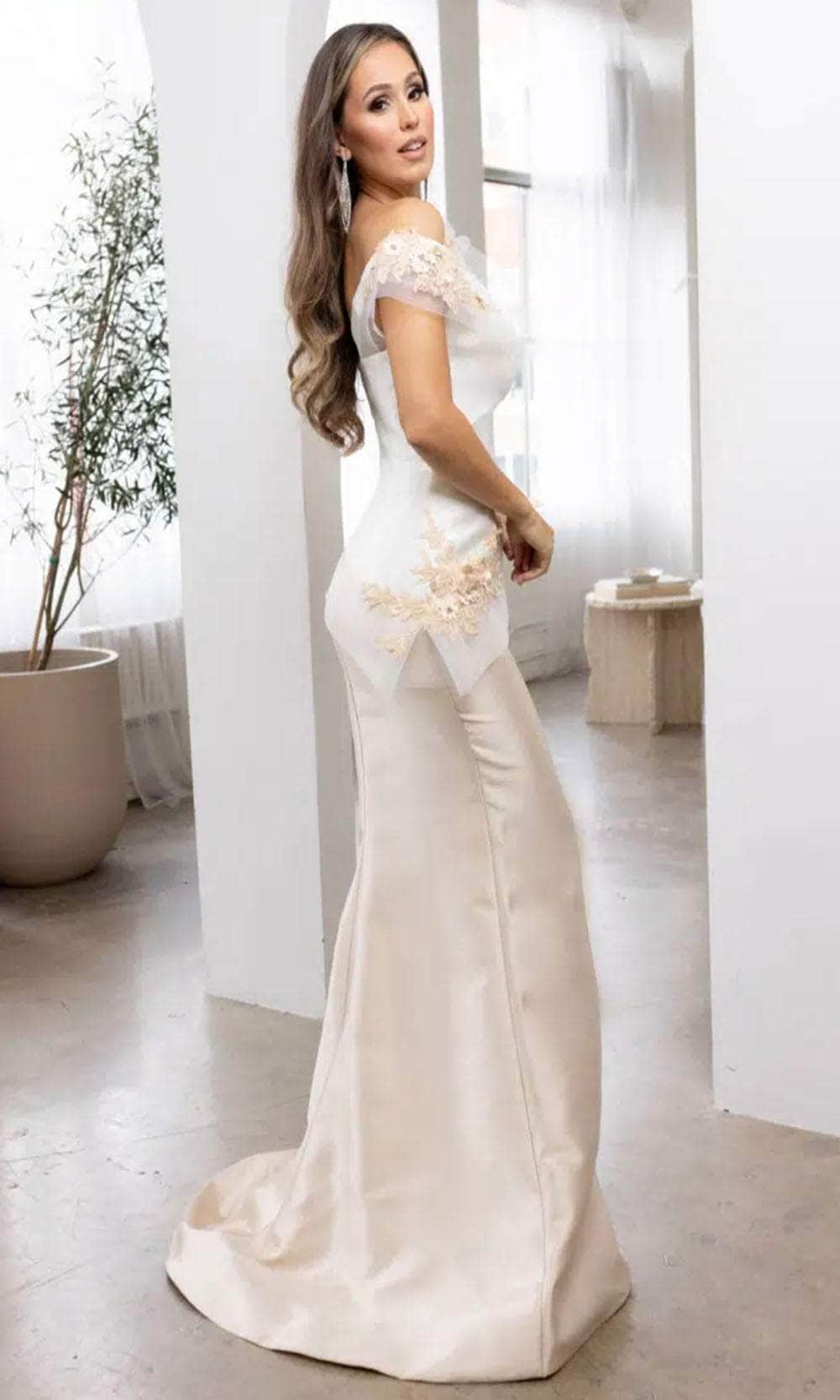 Terani Couture 241E2478 - Floral Embroidery Evening Dress Evening Dresses