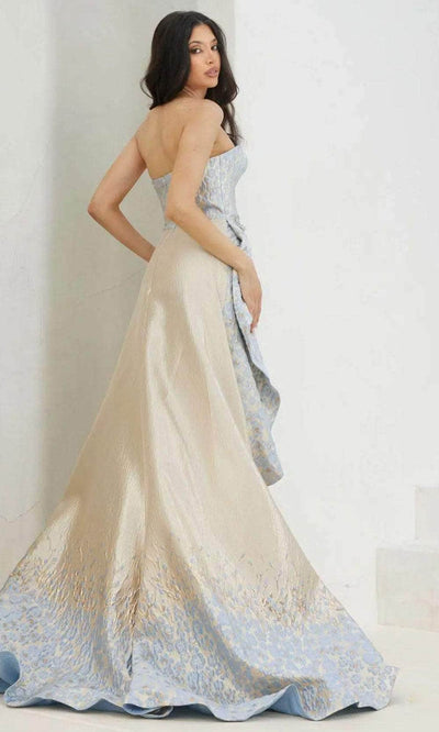 Terani Couture 241E2486 - Strapless Floral Evening Dress Evening Dresses