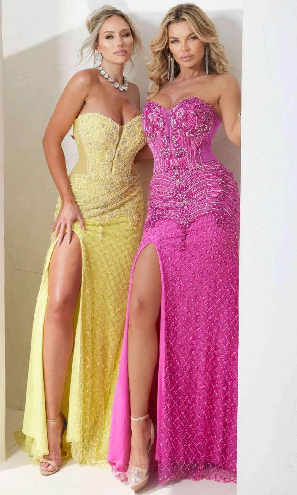 Terani Couture 241P2208 - Strapless Bodycon Long Prom Dress Prom Dresses