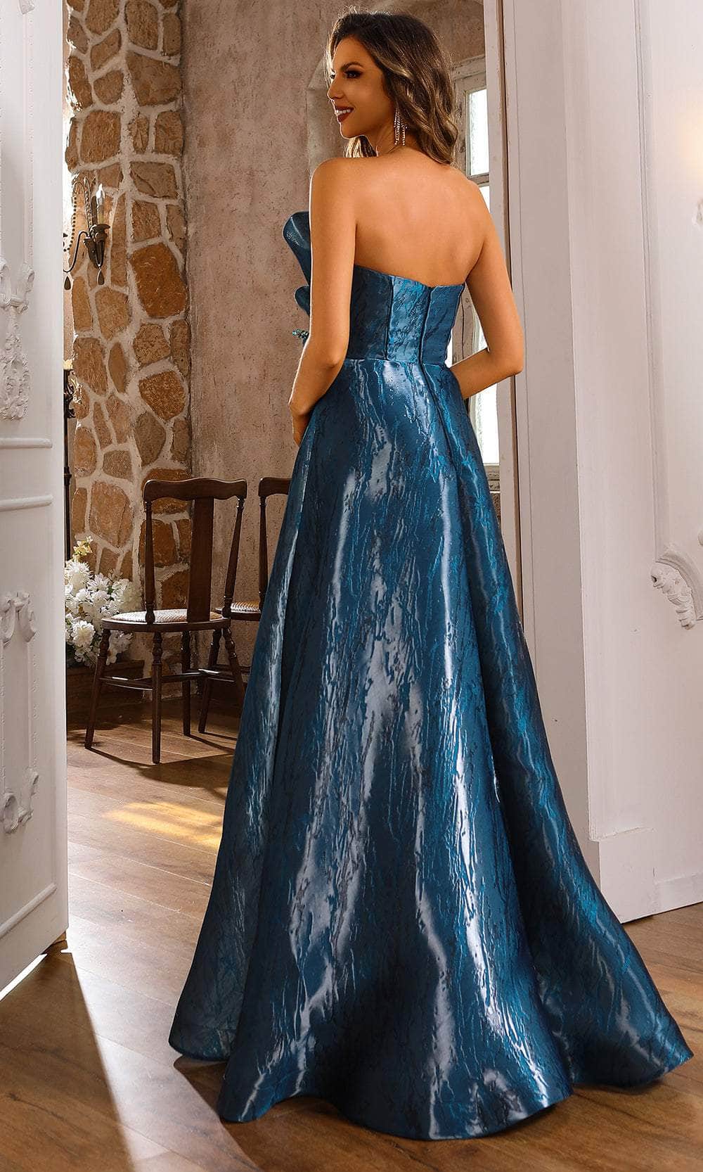 Terani Couture 251E4287 - Strapless A-Line Evening Gown Evening Dresses