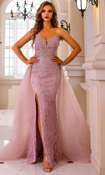 Terani Couture 251GL4312 - Strapless Bodycon Evening Gown Evening Dresses