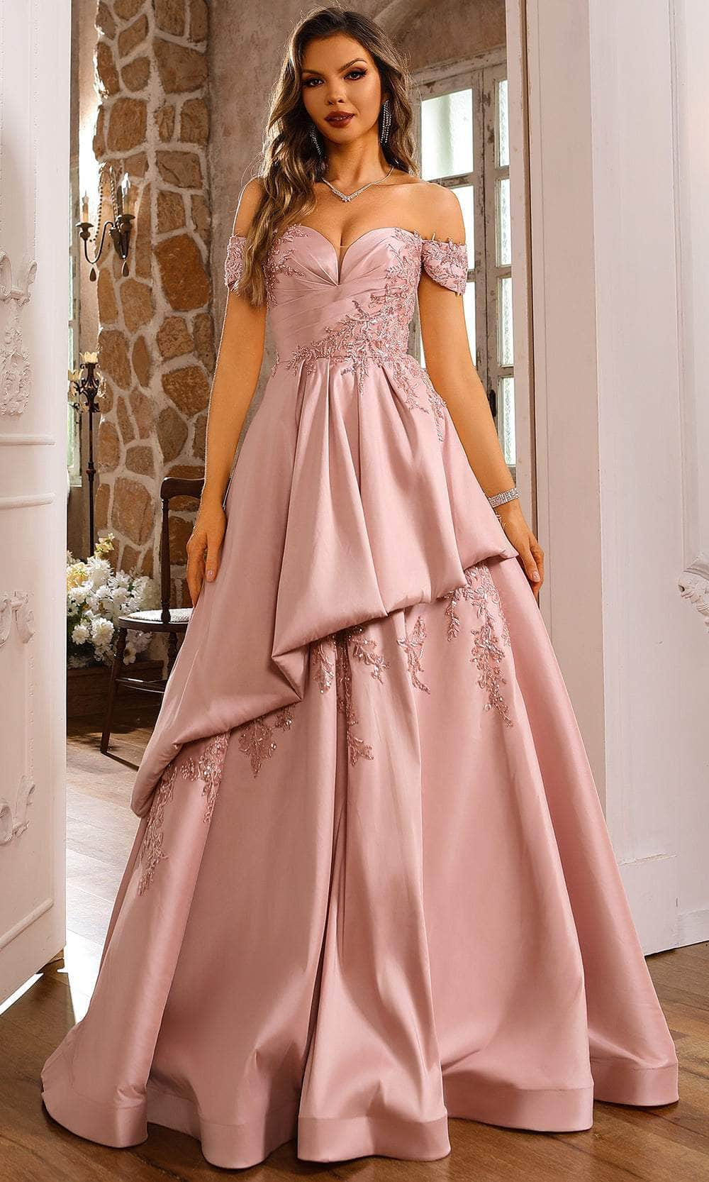 Terani Couture 251M4062 - Elegant Sweetheart Ballgown Ball Gowns 00 /  Blush