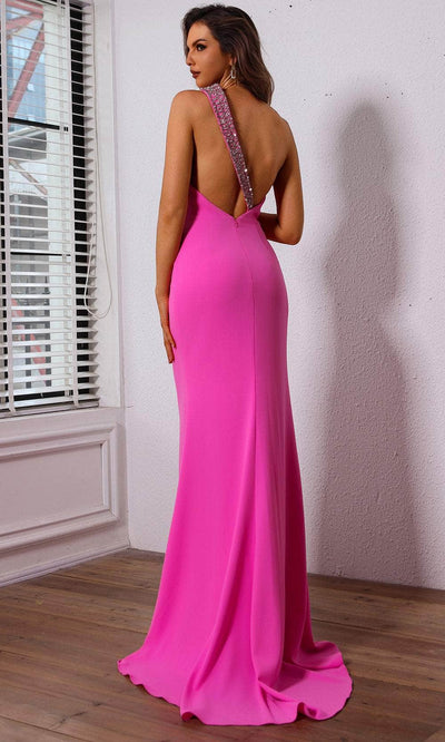 Terani Couture 251P4036 - Asymmetric Beaded Accent Prom Dress Evening Dresses