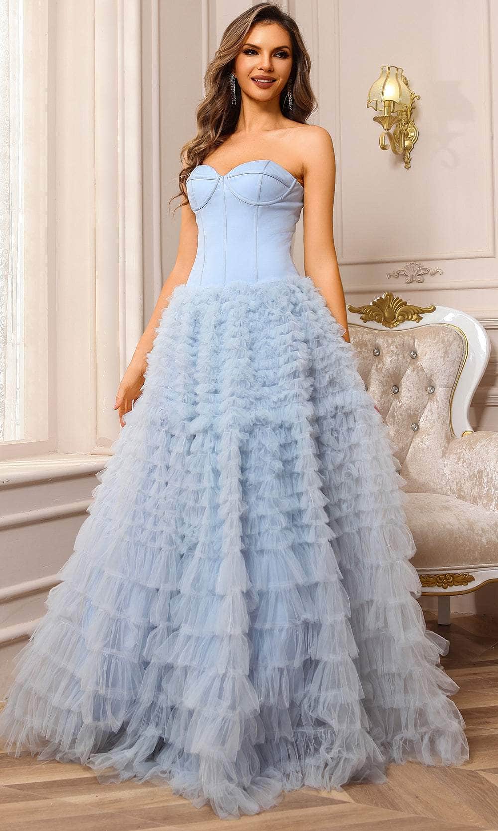 Terani Couture 251P4092 - Corset Strapless Ballgown Special Occasion Dress