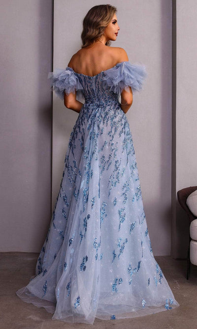 Terani Couture 251P4500 - Off-Shoulder A-Line Prom Gown Mother of the Bride Dresses