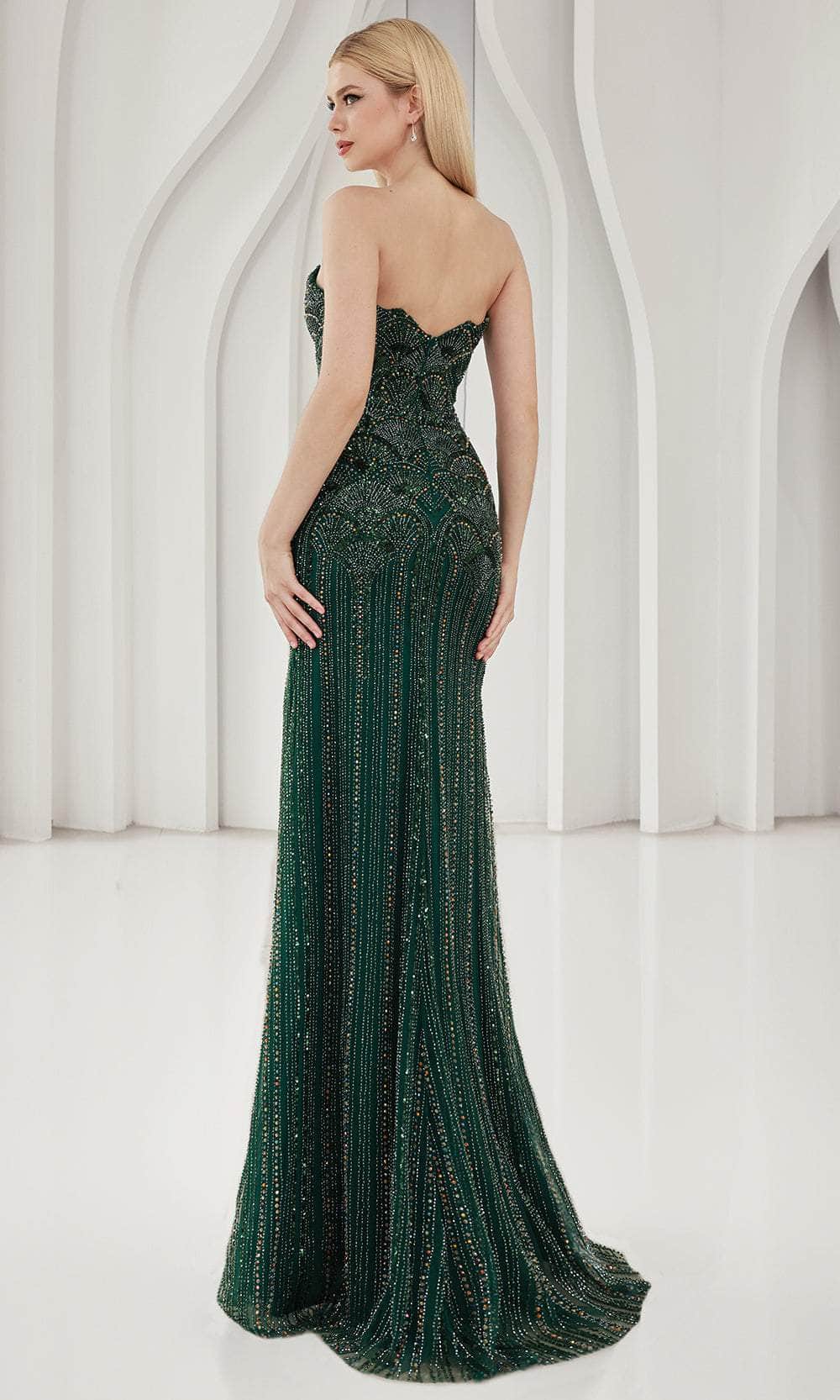 Terani Couture 251P4574 - Sweetheart Neckline Tulle Prom Gown Evening Dresses