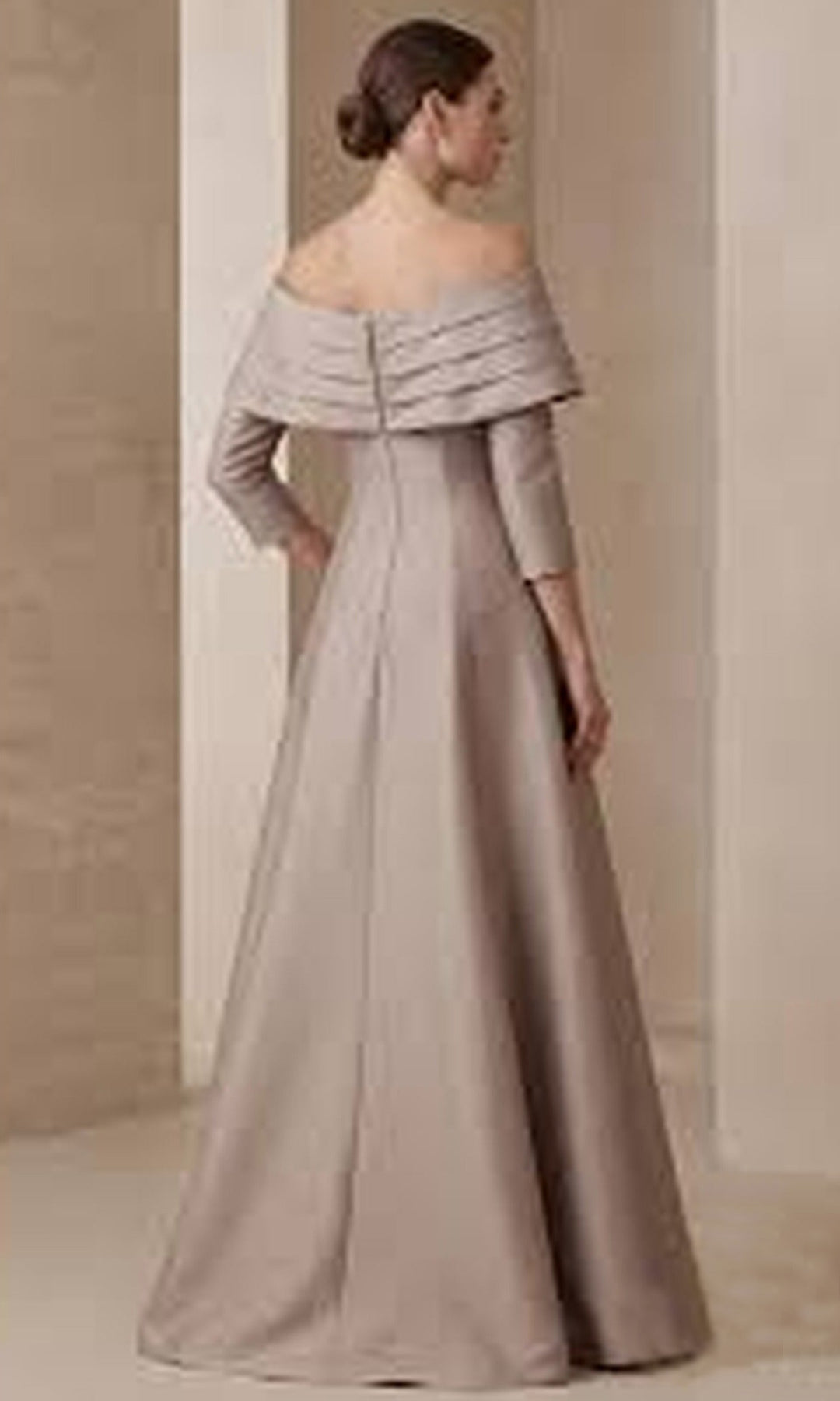terani-couture-261m6434-three-quarter-sleeve-pleated-a-line-dress